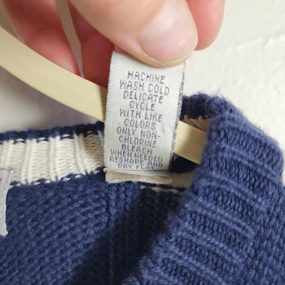 John Ashford 3D Knit Sweater Biggie Cosby Stripped Knit Multicolor 90’s Size Lg - Picture 4 of 10